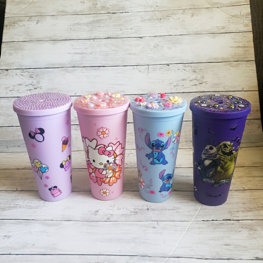 X1 acrylic custom made plastic tumbler 24oz